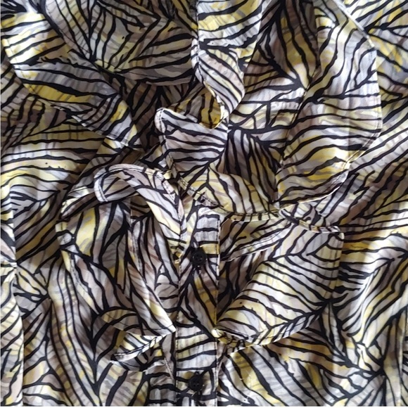 TAHARI ABSTRACT PRINT DRESS - Picture 5 of 5